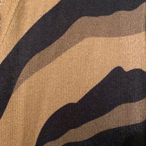 Camo long cardigan black/tan - Picture 3 of 4